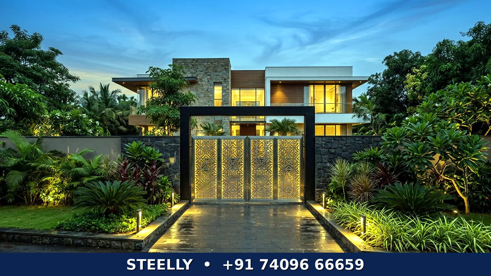 Modern stainless steel gate design ideas for Indian homes 2026