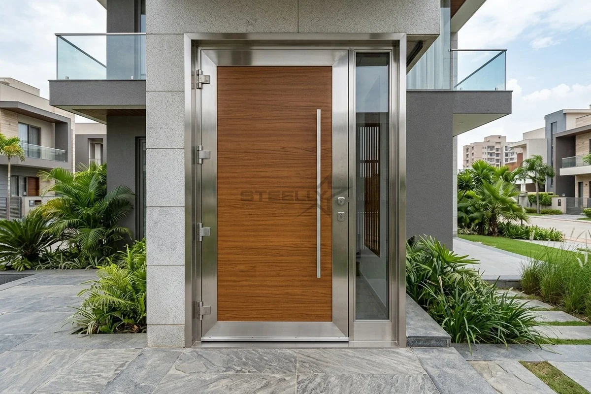 Main door design 1 in Dehradun by STEELLY