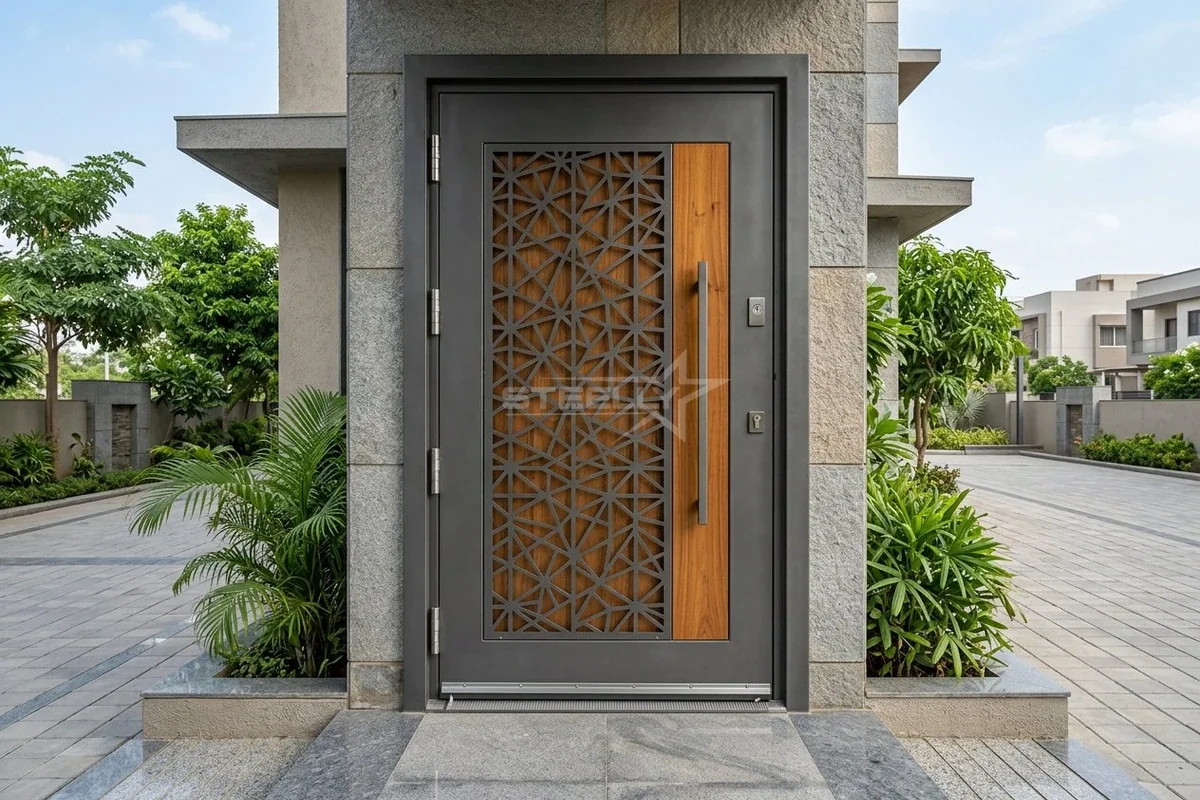 Main door design 6 in Dehradun by STEELLY
