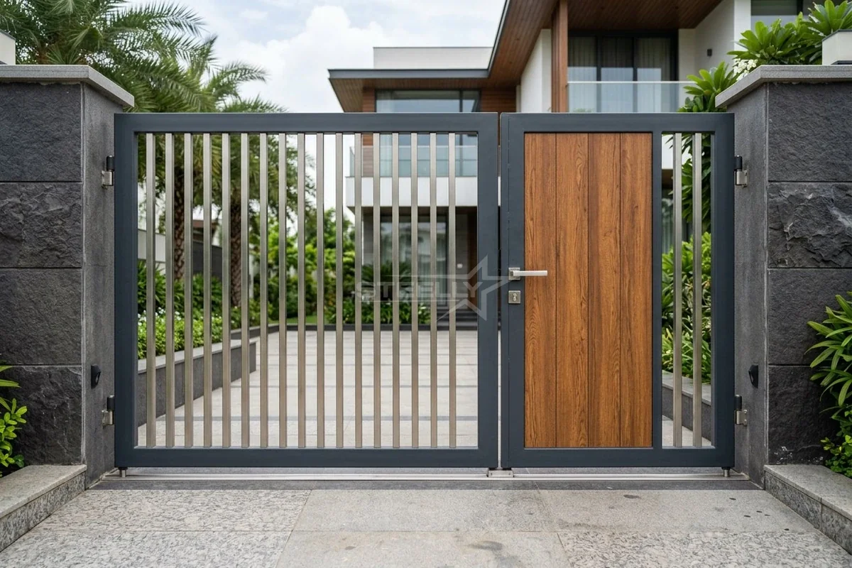Stainless steel gate design 1 in Dehradun by STEELLY