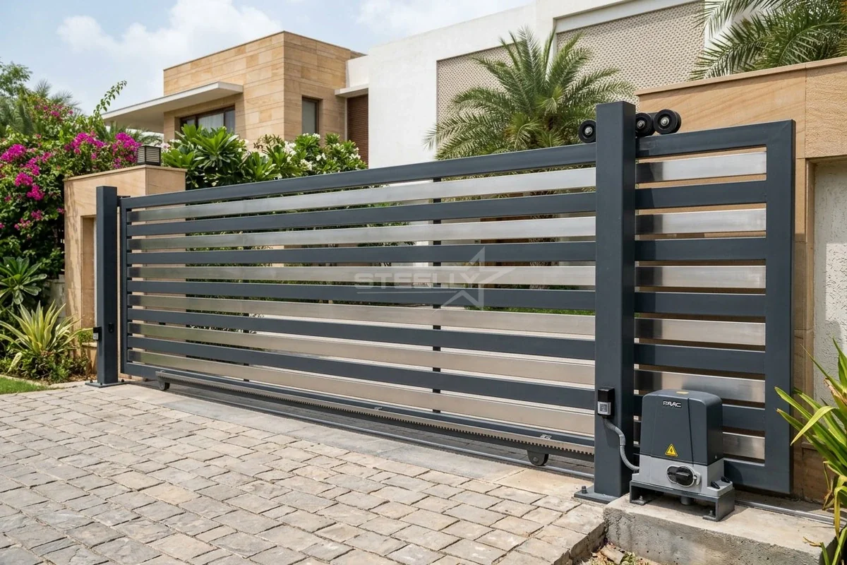 Stainless steel gate design 5 in Dehradun by STEELLY