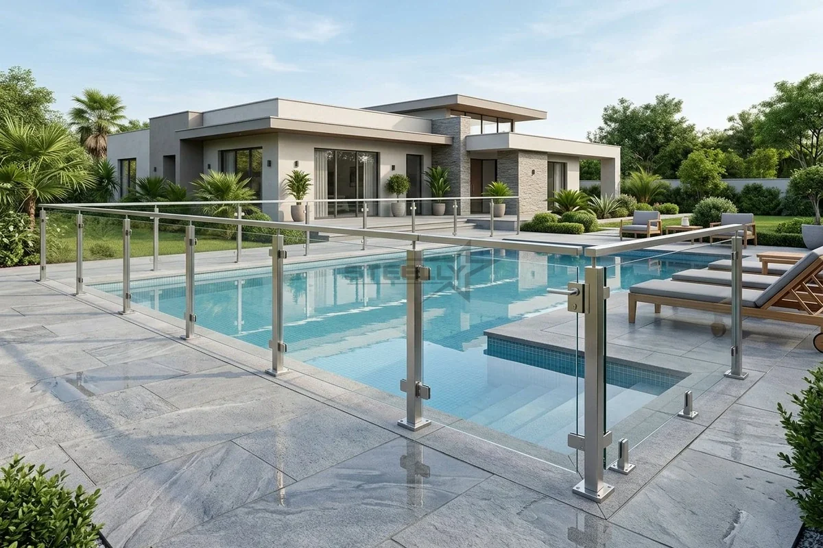 Glass railing design 5 in Dehradun by STEELLY