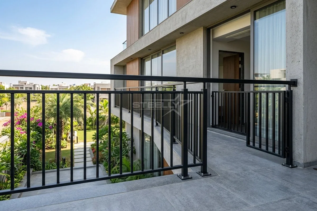Railing design 2 in Dehradun by STEELLY