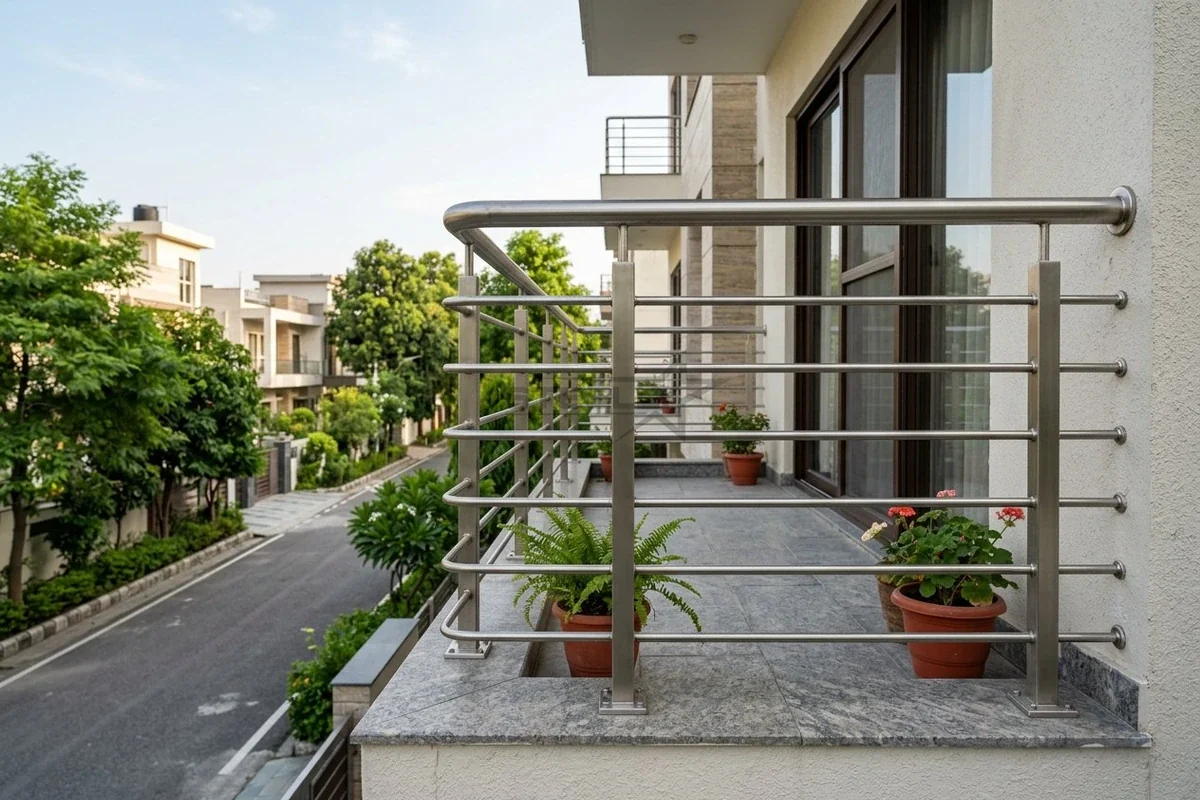 Railing design 4 in Dehradun by STEELLY