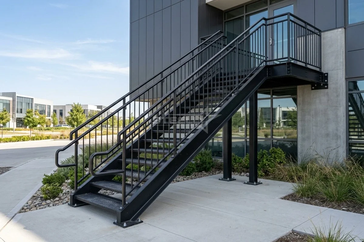 Staircase railing design 2 in Dehradun by STEELLY