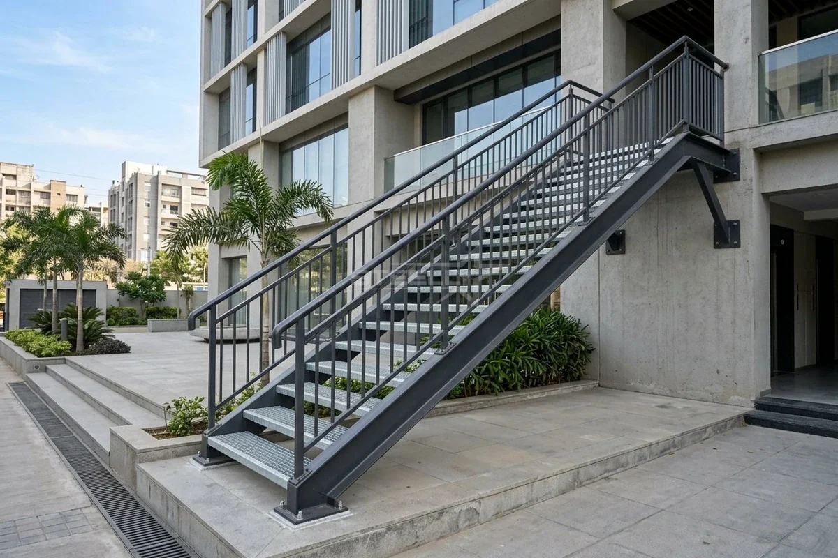 Staircase railing design 4 in Dehradun by STEELLY