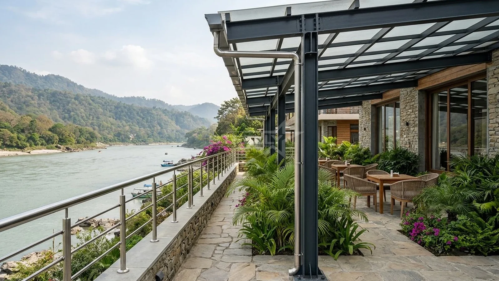 Stainless steel work project in Rishikesh by STEELLY