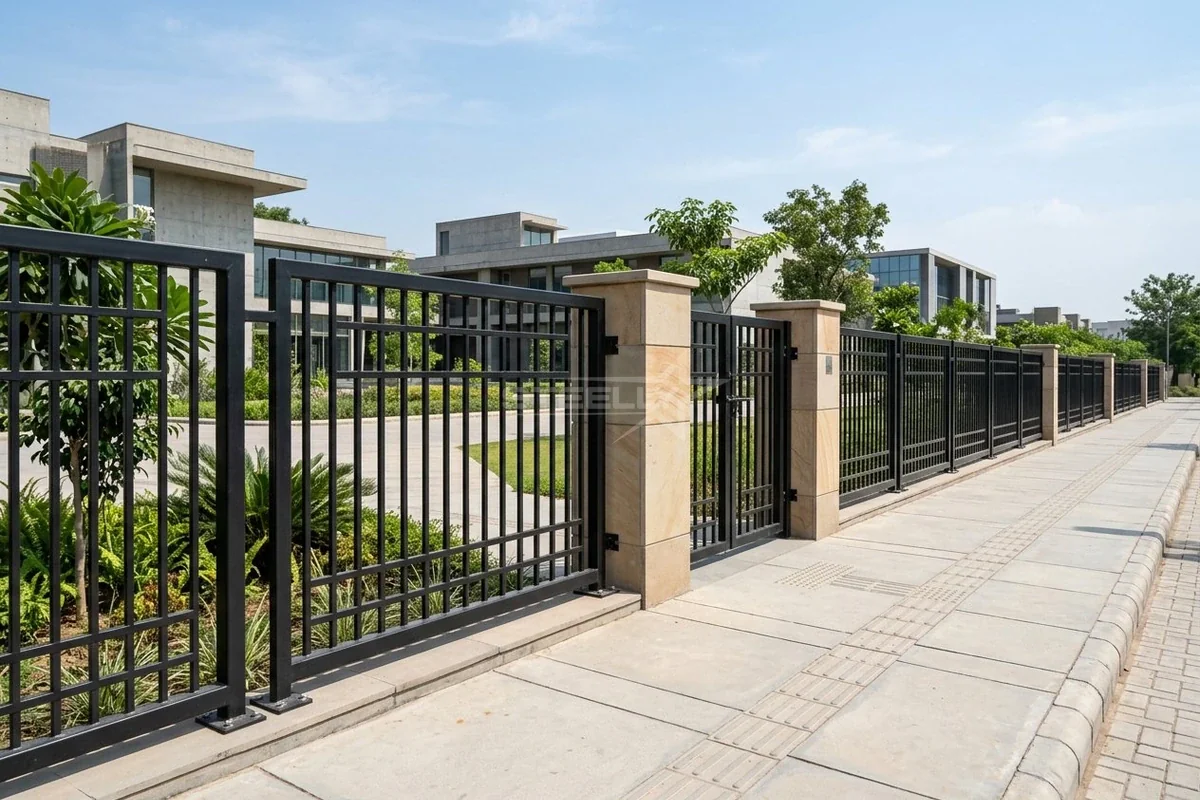 Steel boundary fence in Dehradun by STEELLY – photo 2