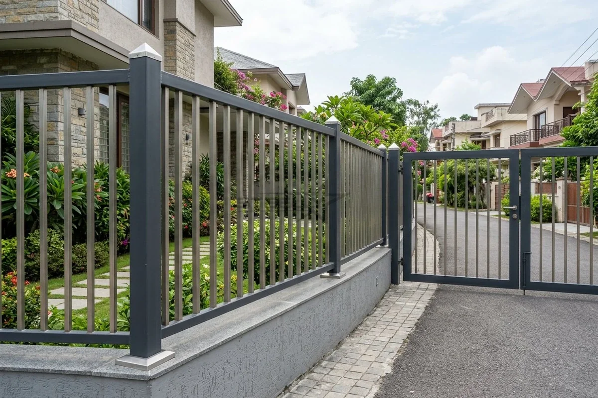 Steel boundary fence in Dehradun by STEELLY – photo 3