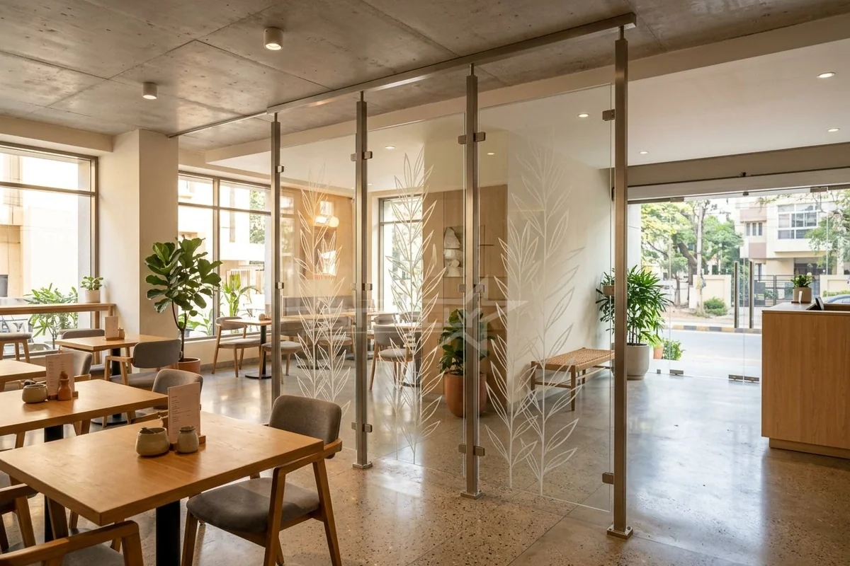Stainless steel partition screen in Dehradun by STEELLY – photo 2