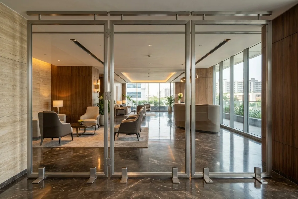 Stainless steel partition screen in Dehradun by STEELLY – photo 3