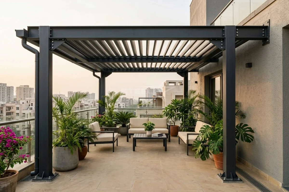 Steel pergola in Dehradun by STEELLY – photo 1