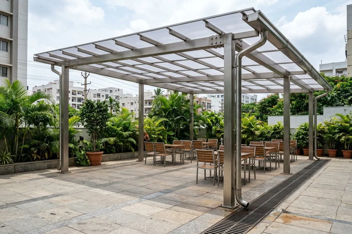 Steel pergola in Dehradun by STEELLY – photo 2