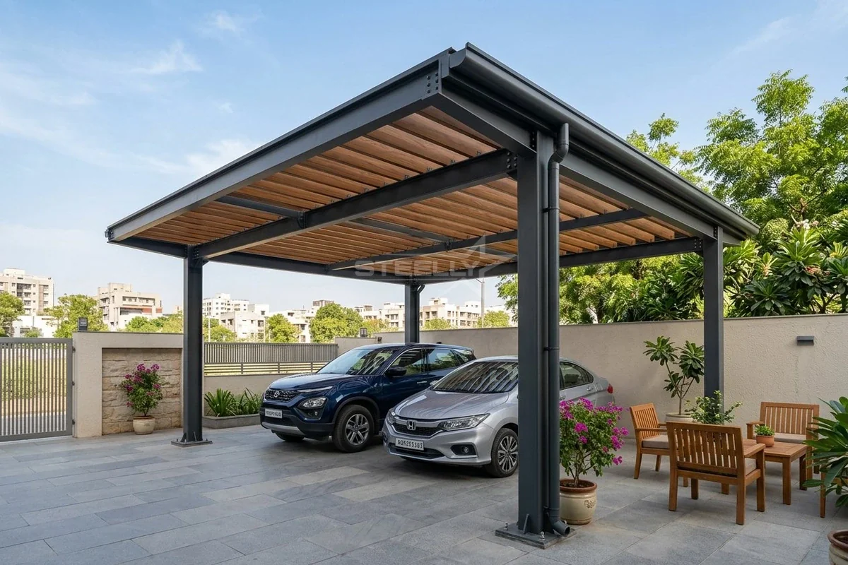 Steel pergola in Dehradun by STEELLY – photo 3