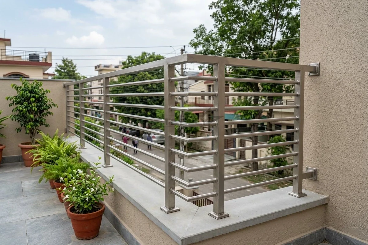 Re-polished balcony railing Dehradun